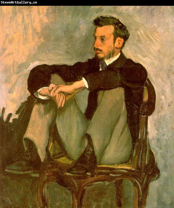 Frederic Bazille Portrait of Renoir